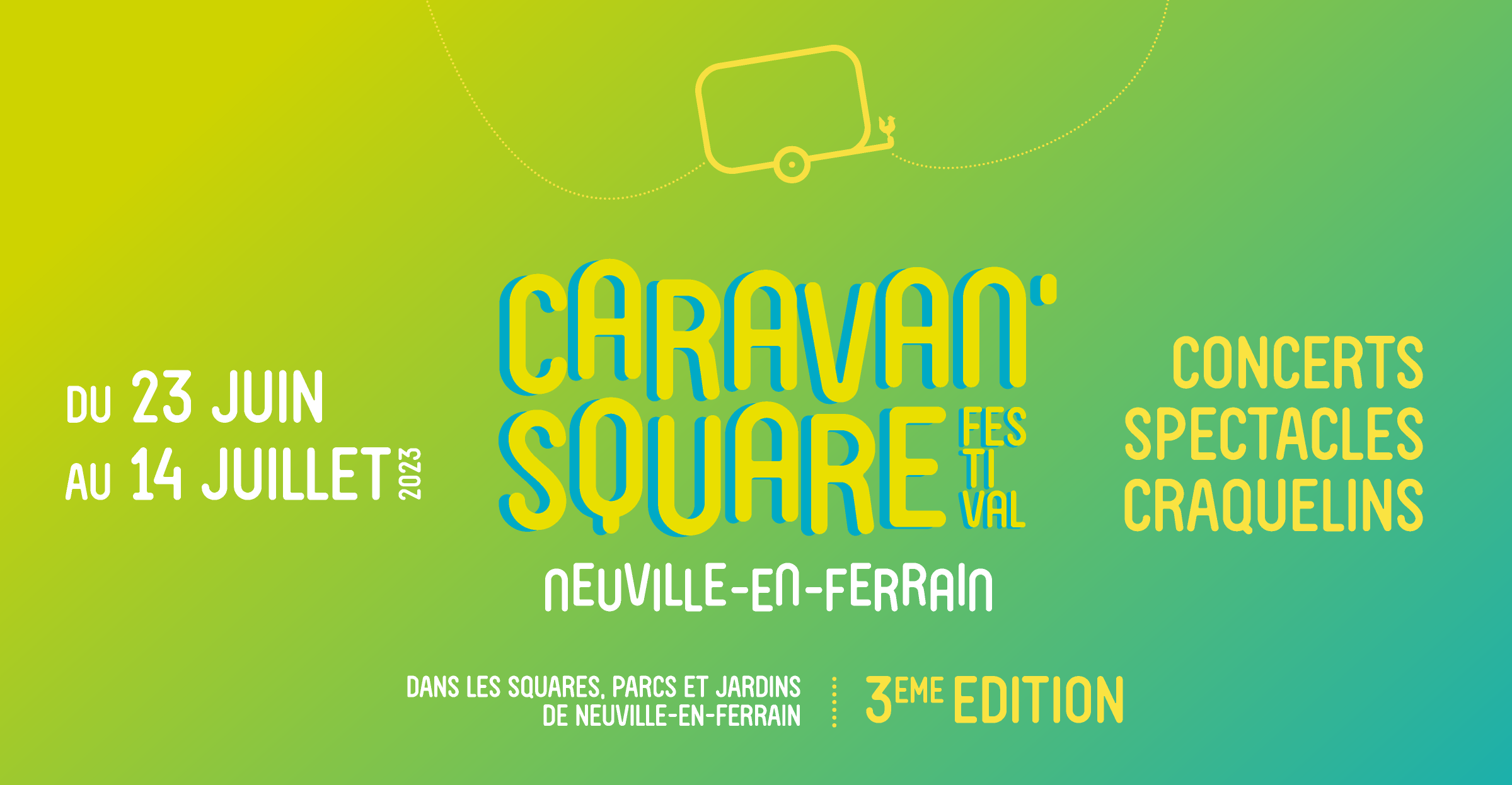 Caravan’Square Festival : lancement de la 3ème édition et Feux de la Saint-Jean ce vendredi 23 juin