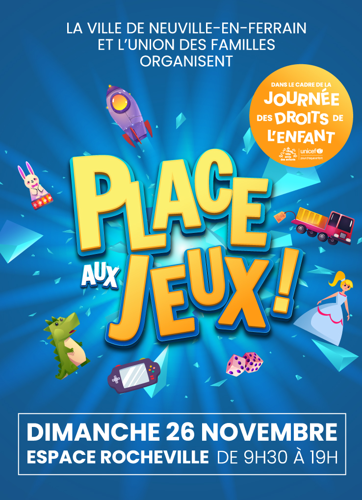 “Place aux jeux !” pour la journée internationale<br>des droits de l’enfant