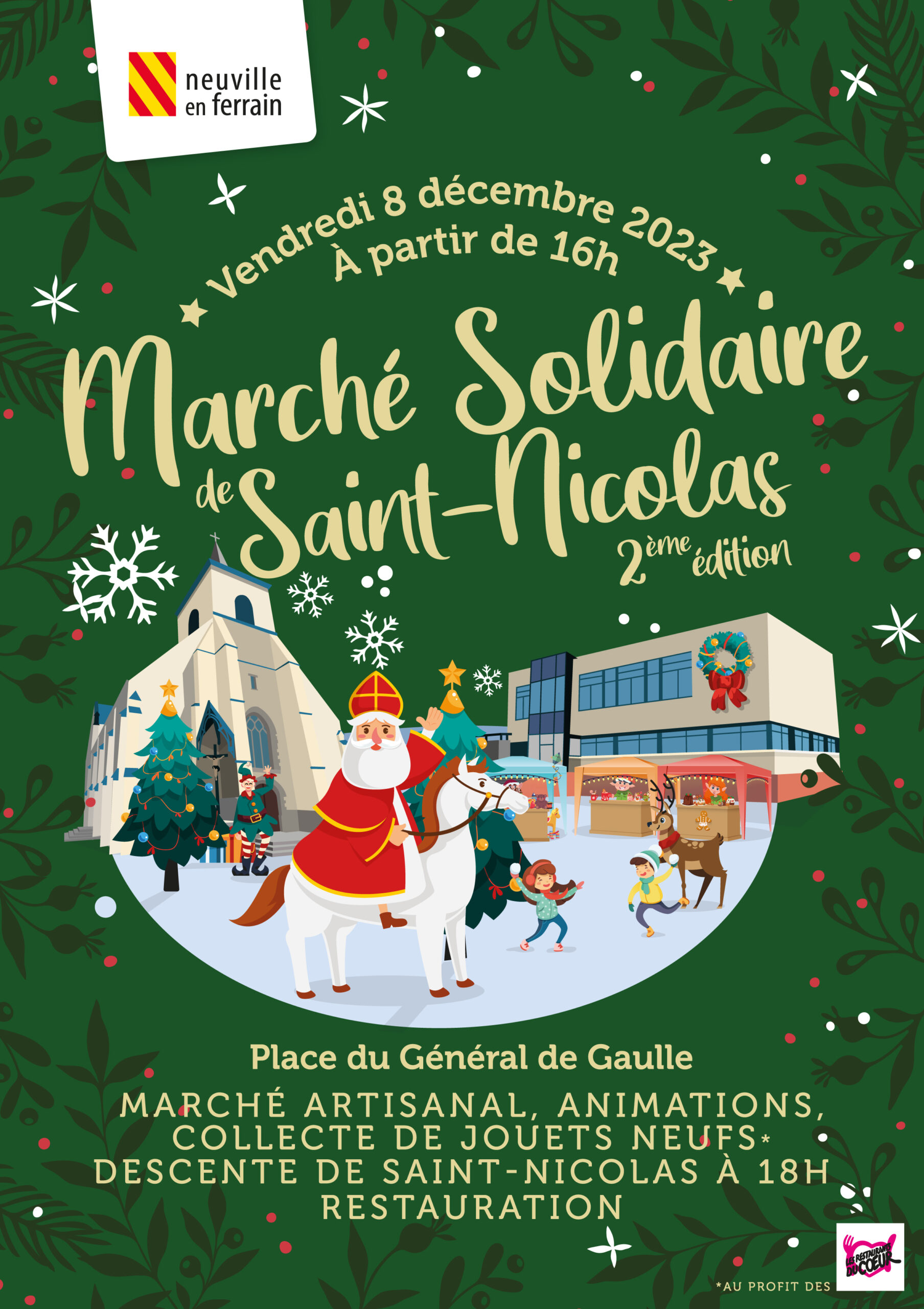 Le Marché Solidaire de la Saint-Nicolas :<br>acte 2, le vendredi 8 décembre !