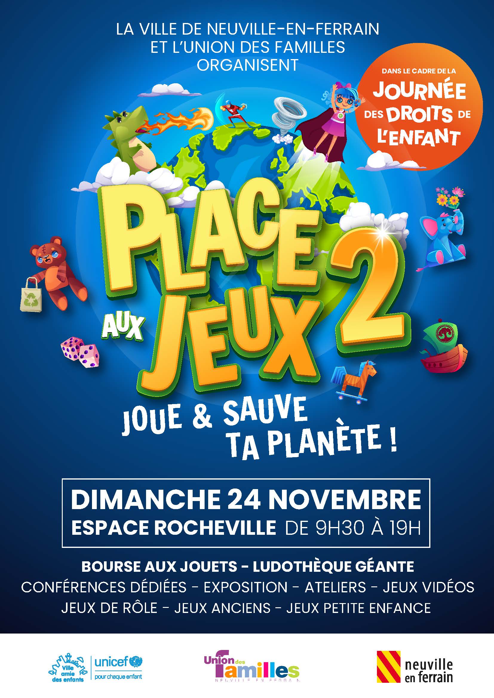 “Place aux Jeux 2” : une journée ludique dédiée à l’enfance et à la famille